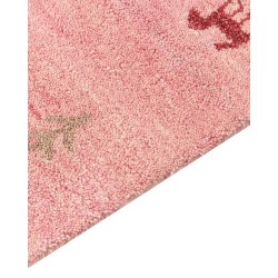 Dywan wełniany gabbeh 140 x 200 cm różowy YULAFI