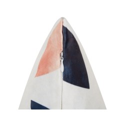 Zestaw 2 poduszek dekoracyjnych QUINOA Welur 45 x 45 cm Kolorowy Wzór roślinny