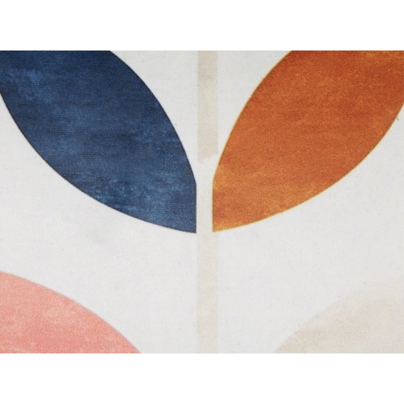 Zestaw 2 poduszek dekoracyjnych QUINOA Welur 45 x 45 cm Kolorowy Wzór roślinny