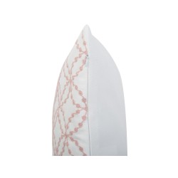 Zestaw 2 poduszek dekoracyjnych VERBENA Bawełna 45 x 45 cm Różowy Wzór geometryczny