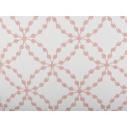 Zestaw 2 poduszek dekoracyjnych VERBENA Bawełna 45 x 45 cm Różowy Wzór geometryczny