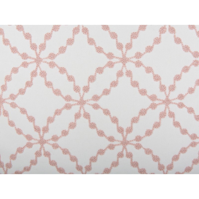 Zestaw 2 poduszek dekoracyjnych VERBENA Bawełna 45 x 45 cm Różowy Wzór geometryczny