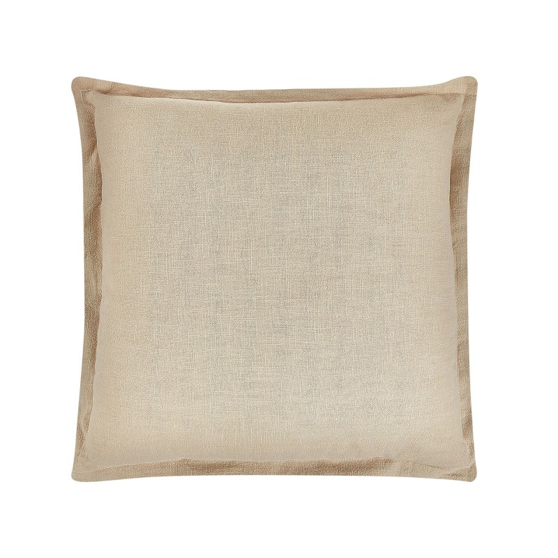 Zestaw 2 poduszek dekoracyjnych GUZMANIA 45 x 45 cm Beżowy Jednolity