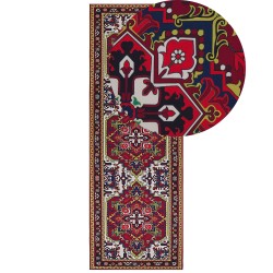 Dywan 70 x 200 cm czerwony COLACHEL