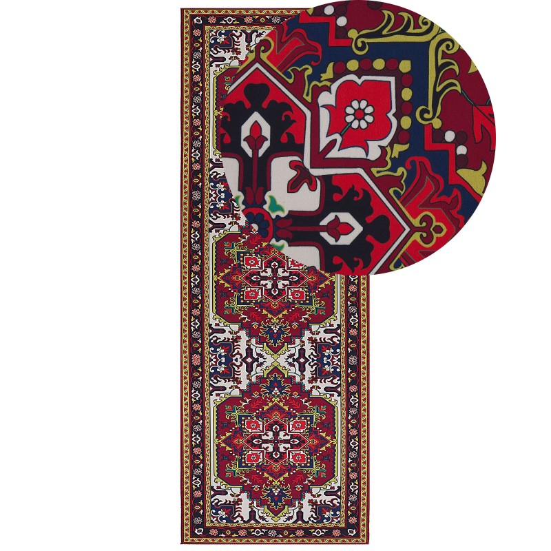 Dywan 70 x 200 cm czerwony COLACHEL