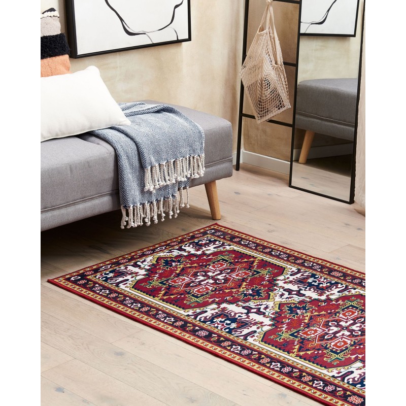 Dywan 70 x 200 cm czerwony COLACHEL