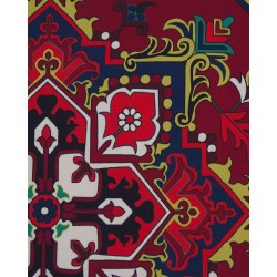 Dywan 70 x 200 cm czerwony COLACHEL