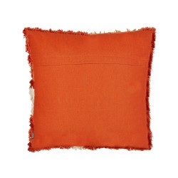 Zestaw 2 poduszek dekoracyjnych SAGENIA Bawełna 45 x 45 cm Pomarańczowy Wzór abstrakcyjny