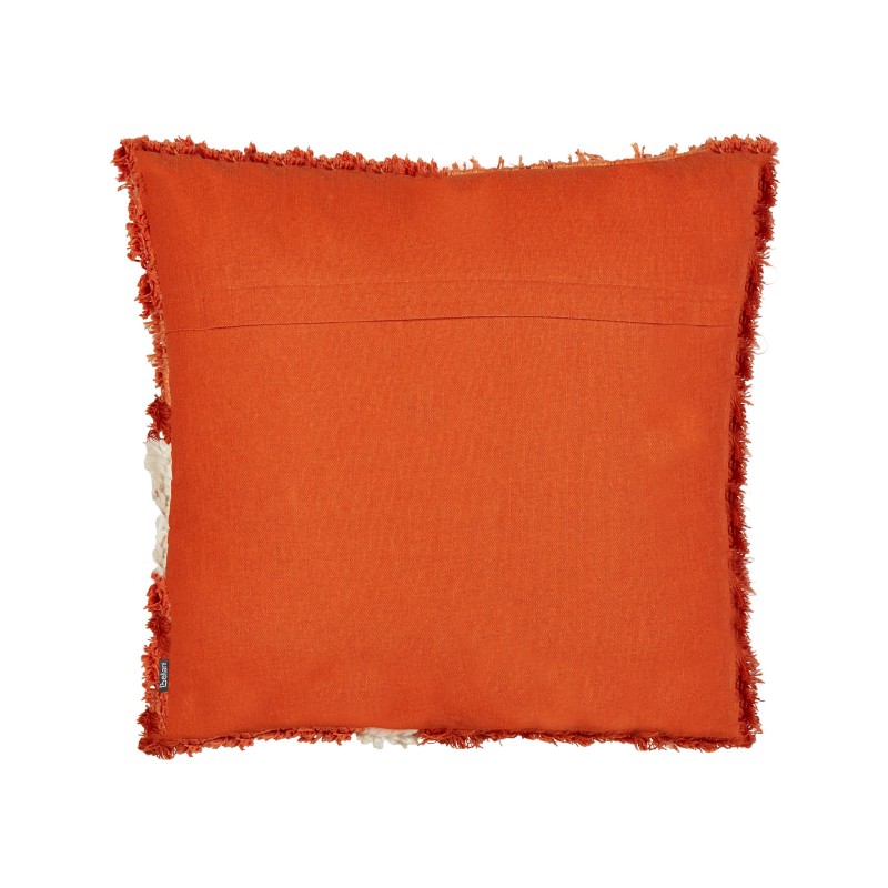 Zestaw 2 poduszek dekoracyjnych SAGENIA Bawełna 45 x 45 cm Pomarańczowy Wzór abstrakcyjny