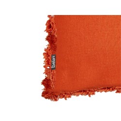 Zestaw 2 poduszek dekoracyjnych SAGENIA Bawełna 45 x 45 cm Pomarańczowy Wzór abstrakcyjny