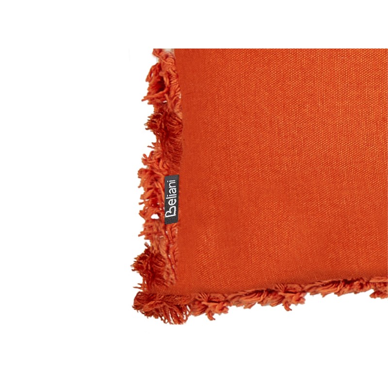 Zestaw 2 poduszek dekoracyjnych SAGENIA Bawełna 45 x 45 cm Pomarańczowy Wzór abstrakcyjny