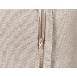 Poduszka dekoracyjna CERAMIUM Welur 45 x 45 cm Pastelowy róż Wzór kwiatowy