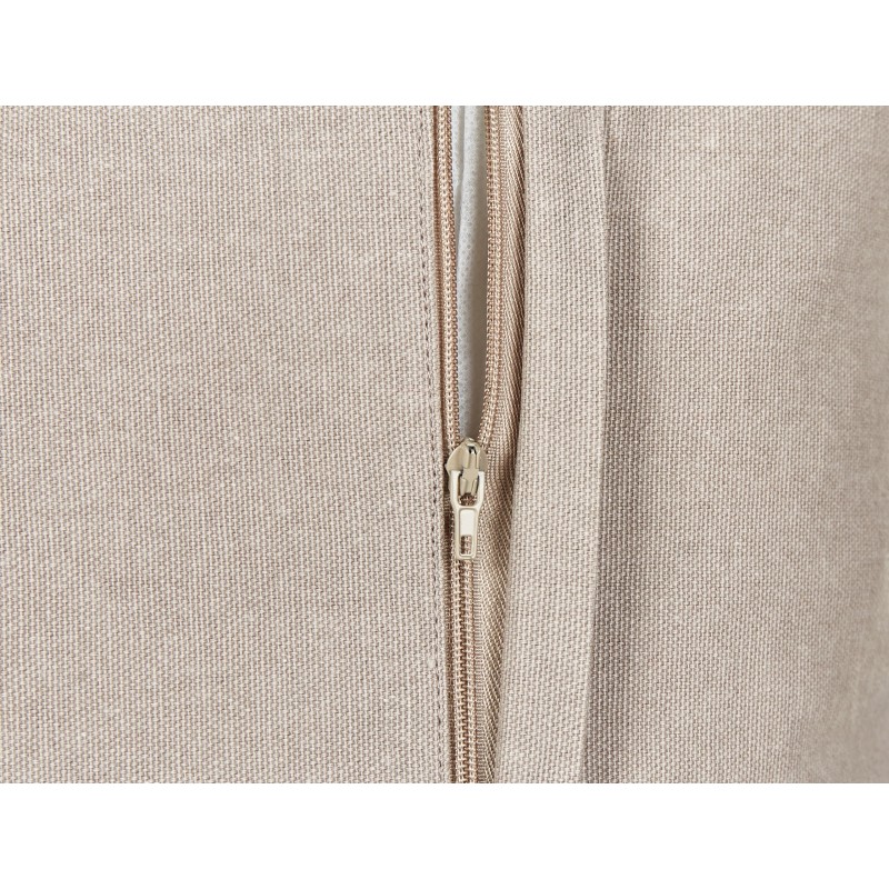 Poduszka dekoracyjna CERAMIUM Welur 45 x 45 cm Pastelowy róż Wzór kwiatowy