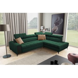 Venna VII corner sofa with sleeping function, USB port, and opening bar Plusz, Avra 12