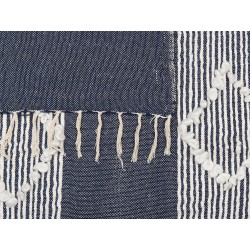 Koc NEMLI 130 x 150 cm Ciemnoniebieski