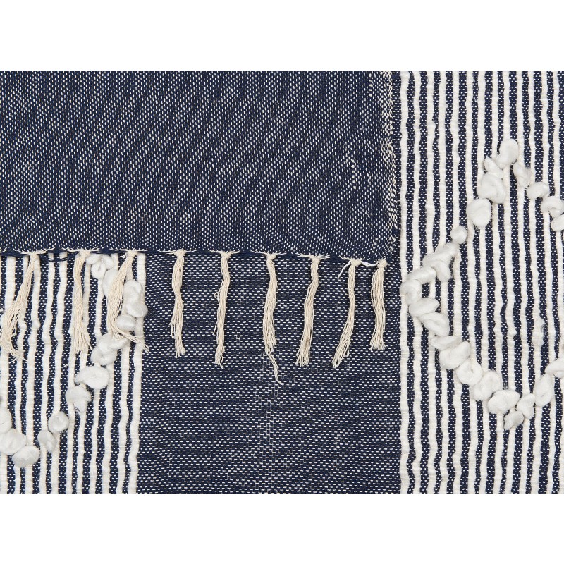 Koc NEMLI 130 x 150 cm Ciemnoniebieski