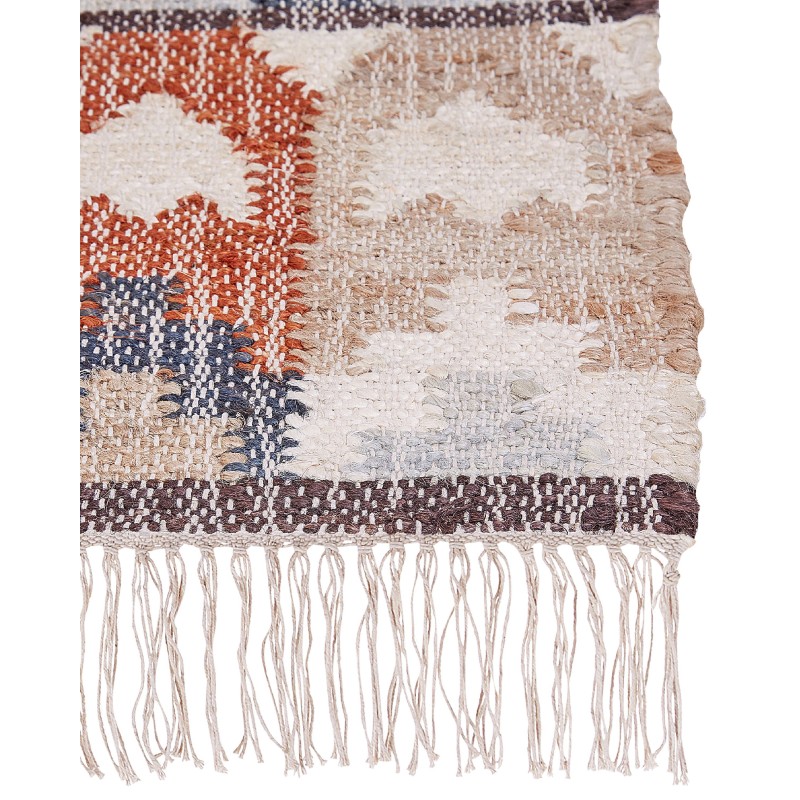 Dywan z juty 160 x 230 cm wielokolorowy KALFA