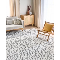 Dywan 300 x 400 cm biało-szary SIBI