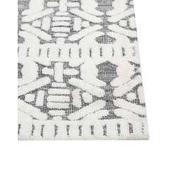 Dywan 300 x 400 cm biało-szary SIBI