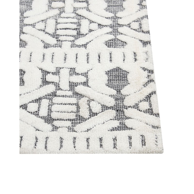Dywan 300 x 400 cm biało-szary SIBI