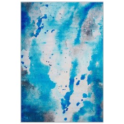 Dywan 160 x 230 cm niebiesko-szary BOZAT