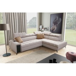 Ecksofa Venna VII mit Schlaffunktion, USB-Anschluss und öffnender Bar Plusz, Avra 2