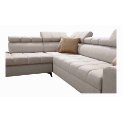 Ecksofa Venna VII mit Schlaffunktion, USB-Anschluss und öffnender Bar Plusz, Avra 9