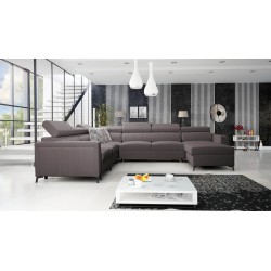 U-shaped corner sofa Arco VII with sleeping function – where elegance meets functionality