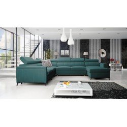 U-shaped corner sofa Arco VII with sleeping function – where elegance meets functionality
