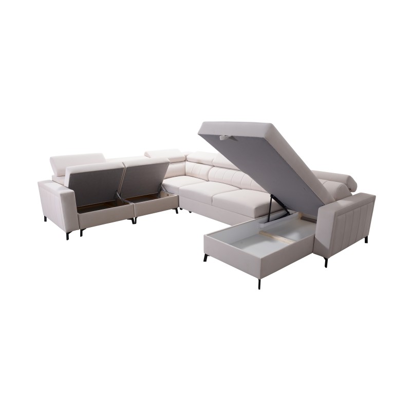 Ecksofa in U-Form Arco VII mit Schlaffunktion – Eleganz trifft Funktionalität