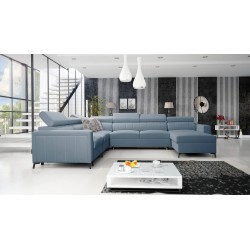 U-shaped corner sofa Arco VII with sleeping function – where elegance meets functionality