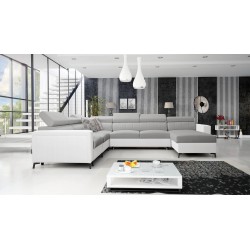 Sofá en forma de U Arco VII con función de cama: la elegancia se encuentra con la funcionalidad.