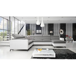 U-shaped corner sofa Arco VII with sleeping function – where elegance meets functionality