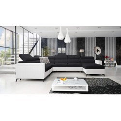 U-shaped corner sofa Arco VII with sleeping function – where elegance meets functionality