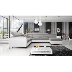 Sofá en forma de U Arco VII con función de cama: la elegancia se encuentra con la funcionalidad.