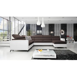 U-shaped corner sofa Arco VII with sleeping function – where elegance meets functionality