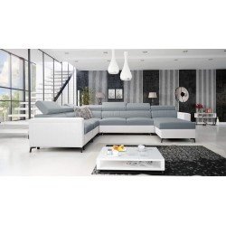 Sofá en forma de U Arco VII con función de cama: la elegancia se encuentra con la funcionalidad.