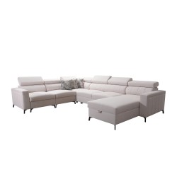 Sofá en forma de U Arco VII con función de cama: la elegancia se encuentra con la funcionalidad.