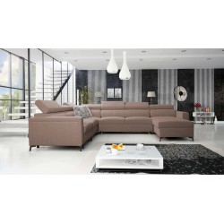 U-shaped corner sofa Arco VII with sleeping function – where elegance meets functionality