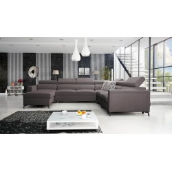 U-shaped corner sofa Arco VII with sleeping function – where elegance meets functionality