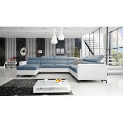U-shaped corner sofa Arco VII with sleeping function – where elegance meets functionality