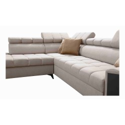 Ecksofa Venna VII mit Schlaffunktion, USB-Anschluss und öffnender Bar Plusz, Avra 2