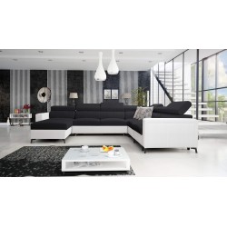 U-shaped corner sofa Arco VII with sleeping function – where elegance meets functionality