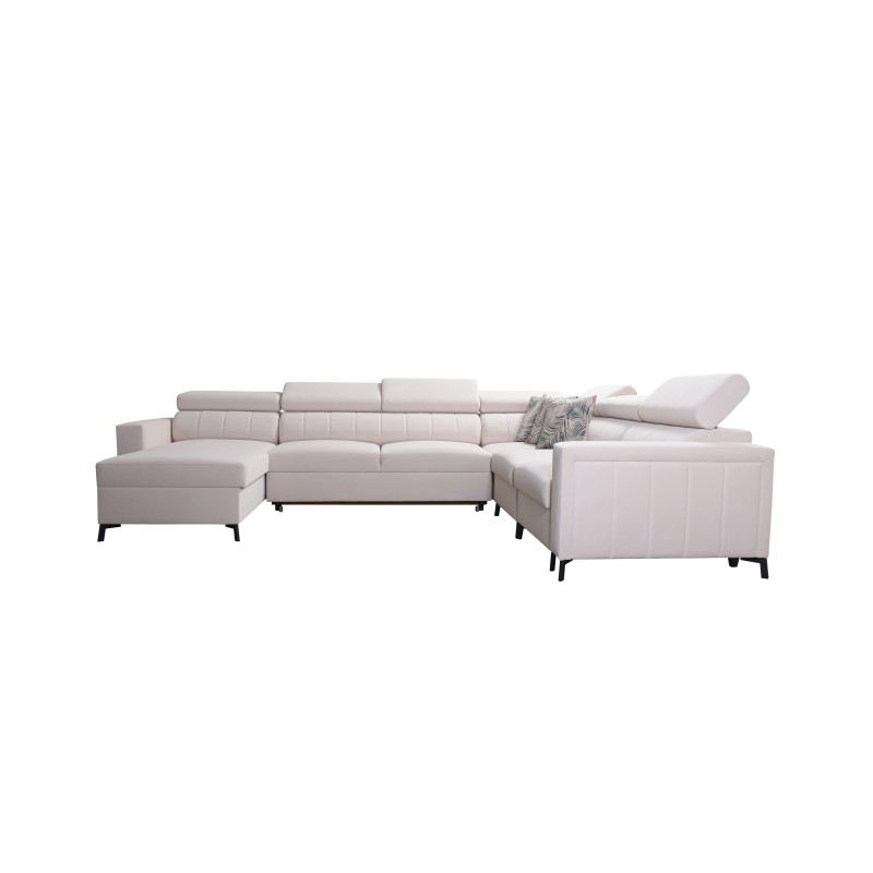 U-shaped corner sofa Arco VII with sleeping function – where elegance meets functionality
