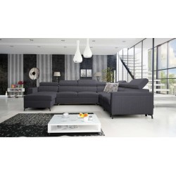 U-shaped corner sofa Arco VII with sleeping function – where elegance meets functionality
