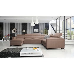 Sofá en forma de U Arco VII con función de cama: la elegancia se encuentra con la funcionalidad.