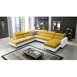 Arco IX - Luxus-Ecksofa mit Schlaffunktion | Bequemes und Praktisches Möbelstück