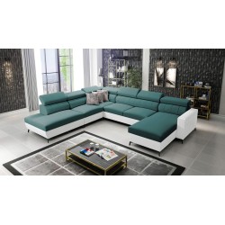 Arco IX - Sofá Esquinero de Lujo con Función de Cama | Mueble Cómodo y Práctico