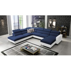 Arco IX - Sofá Esquinero de Lujo con Función de Cama | Mueble Cómodo y Práctico