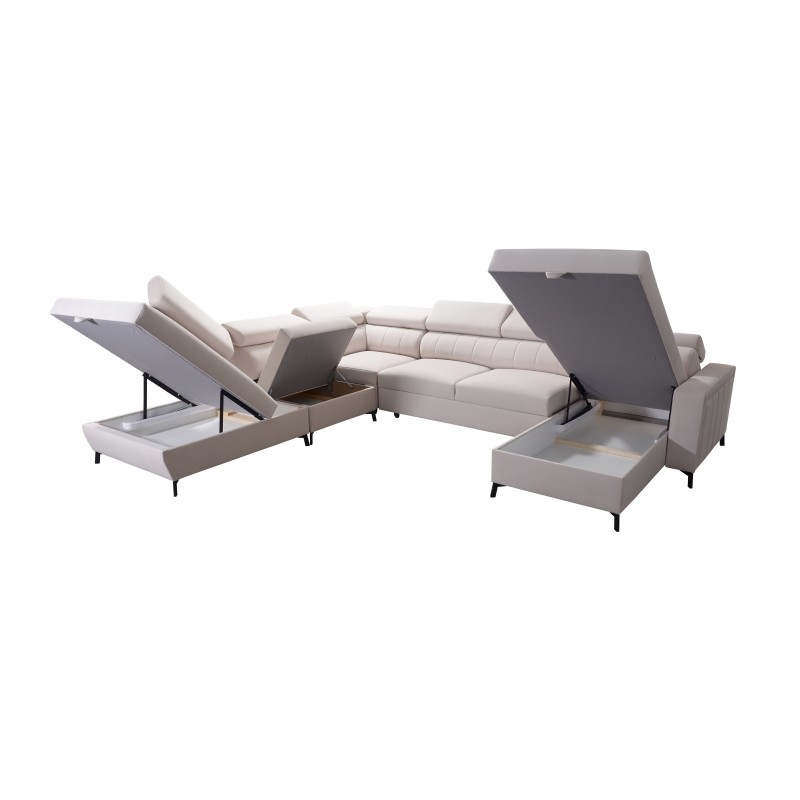 Arco IX - Luxus-Ecksofa mit Schlaffunktion | Bequemes und Praktisches Möbelstück